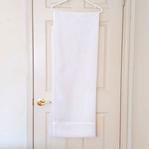 Sears White Sheer Curtains, 1.5" Rod Space, 2 Panels.
